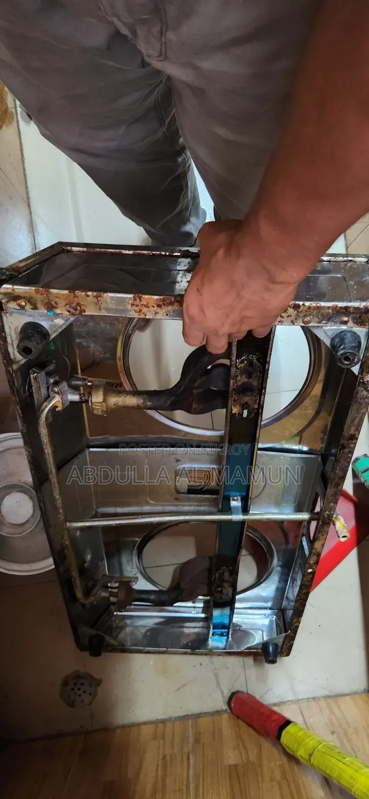 Two-Burner Stainless Steel Gas Stove