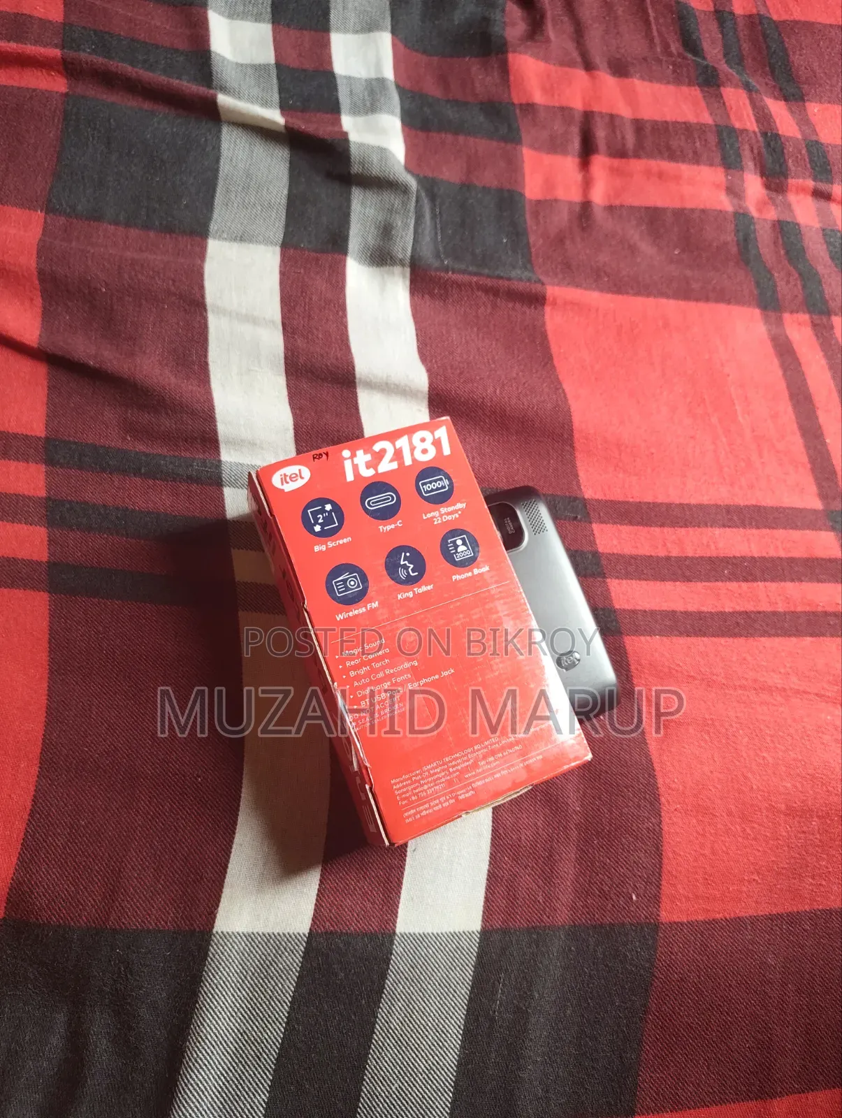 New Itel Black