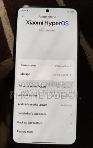শাওমি পোকো এম৪ প্রো ১২৮ জিবি ব্ল্যাক