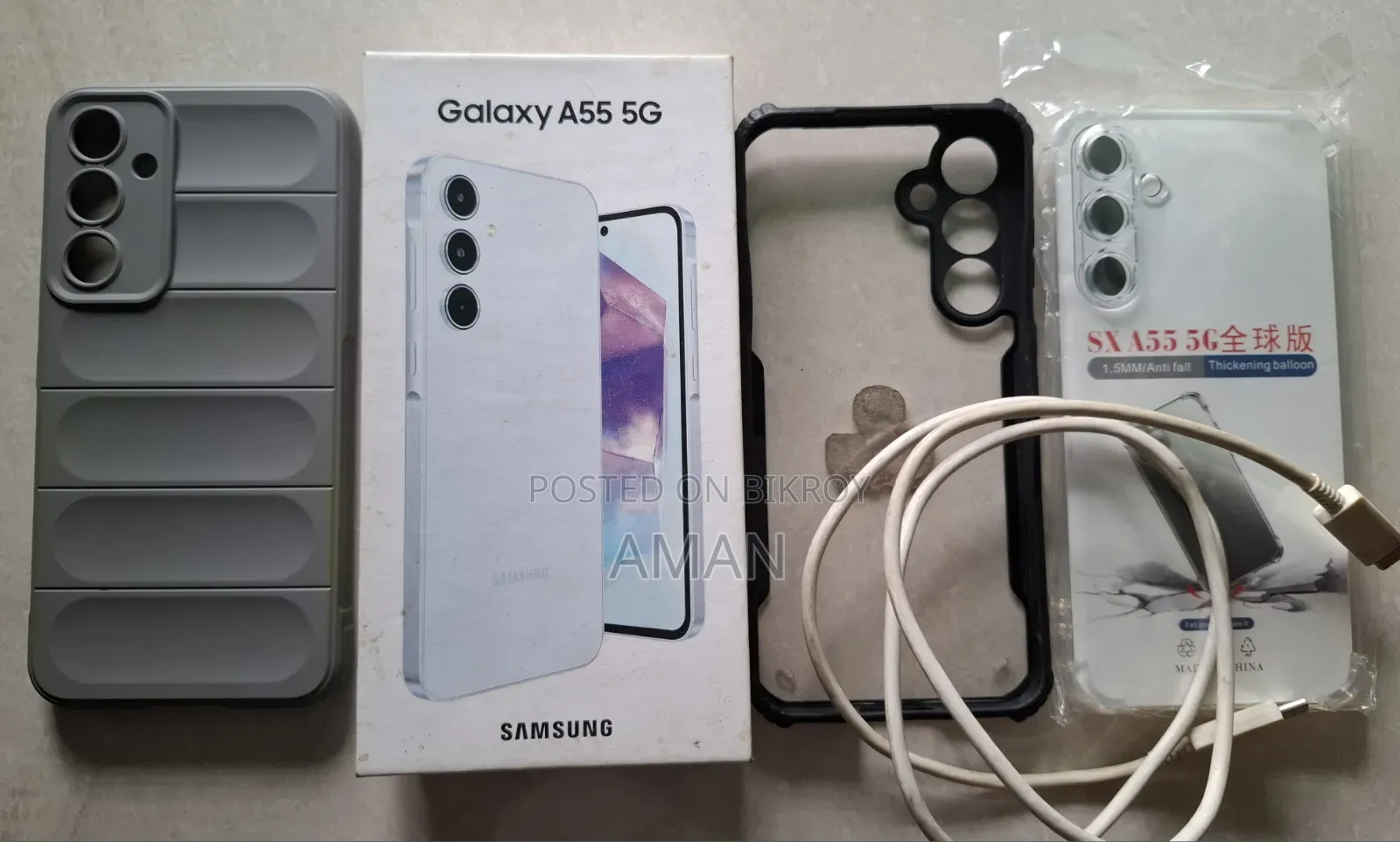 স্যামসাং গ্যালাক্সি এ৫৫ ২৫৬ জিবি সাদা