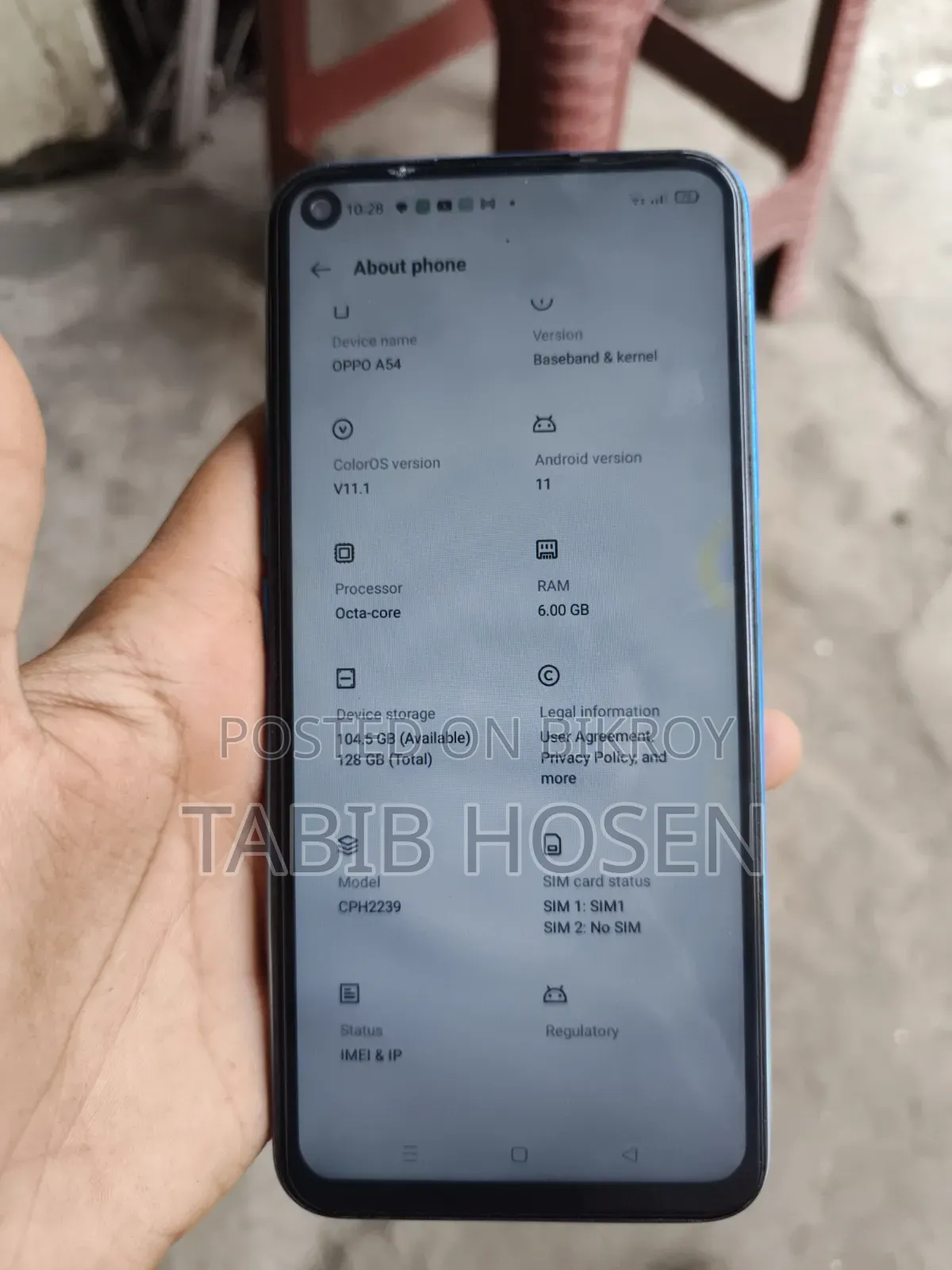Oppo A54 128 GB Blue