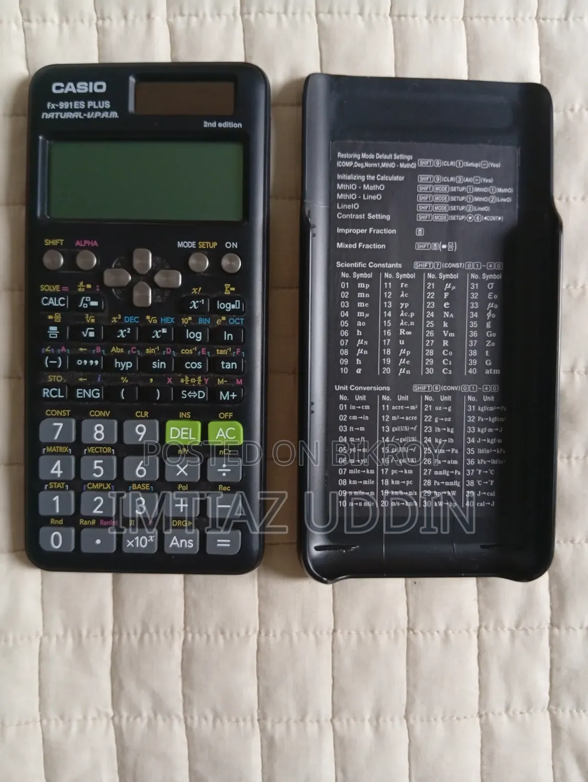 Casio Calculator Fx-991es PLUS [2nd Edition]