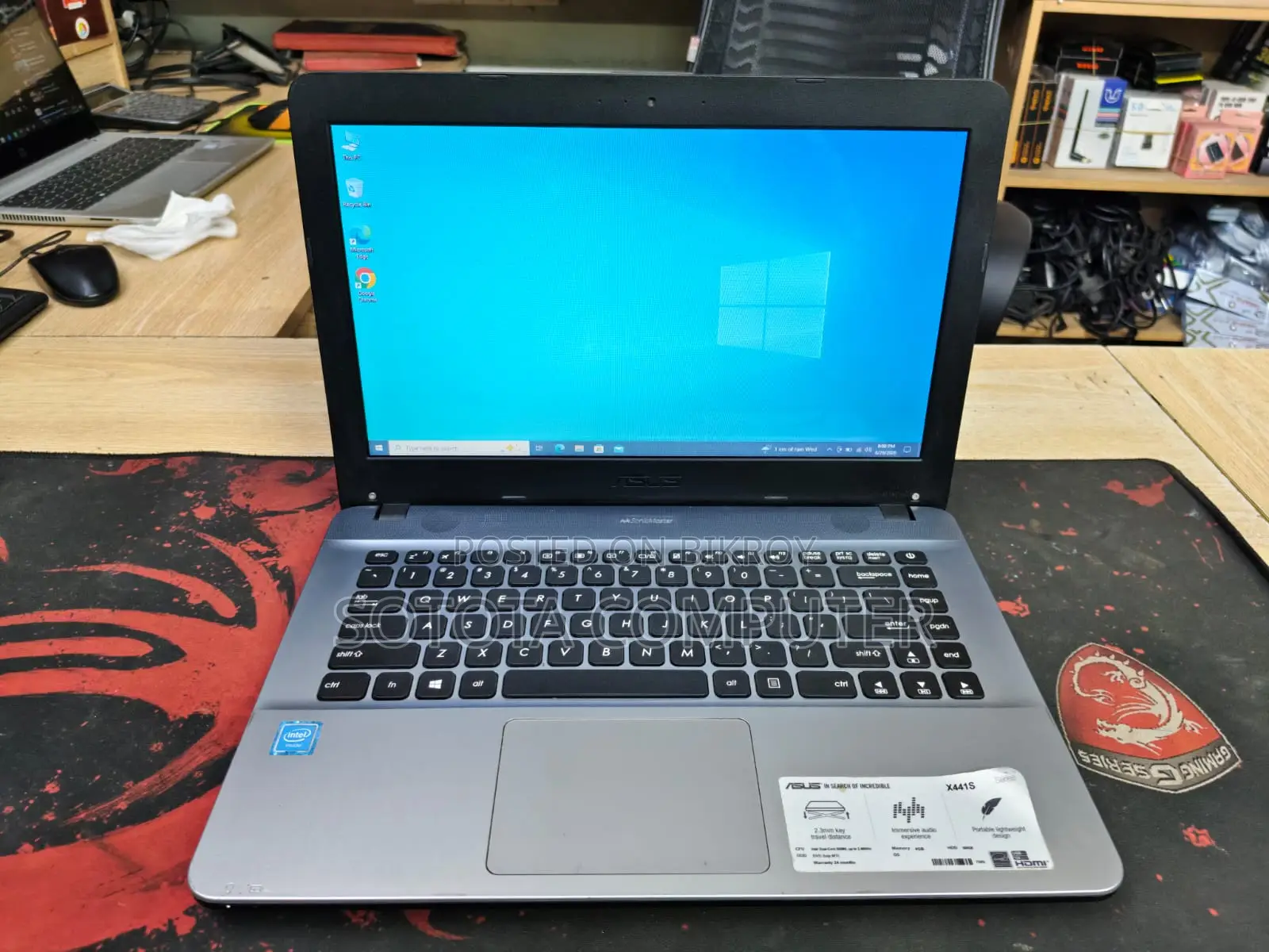 Laptop Asus 4GB Intel Celeron SSD 128GB