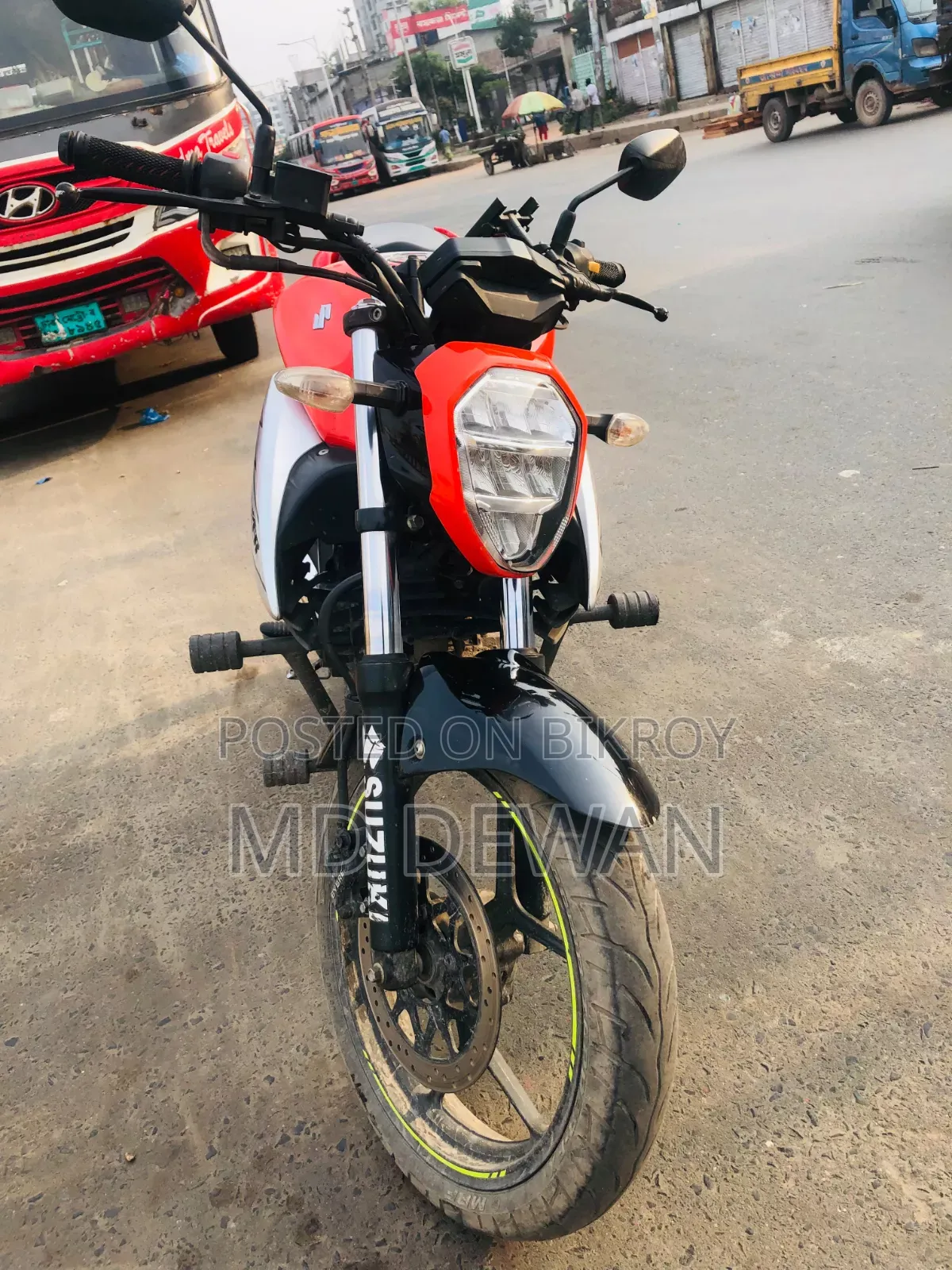 Suzuki Gixxer 2024 Orange