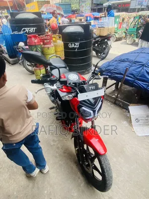 TVS Raider 125 ২০২৫ লাল