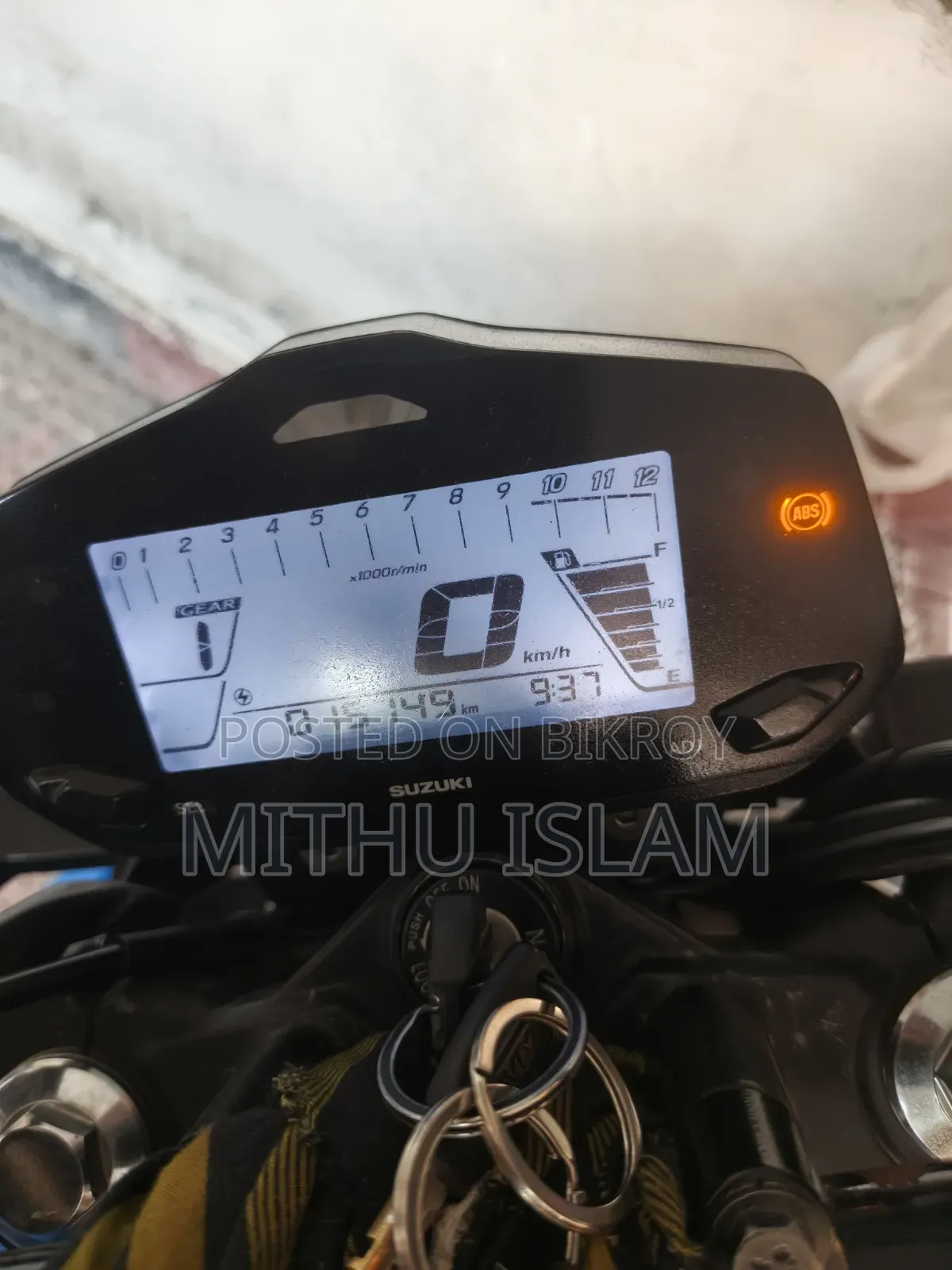 Suzuki Gixxer 2024 Blue