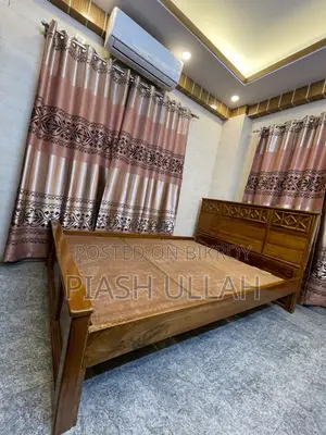 Urgent Sale — Chittagong Teak Wood 5x7 Feet Bed