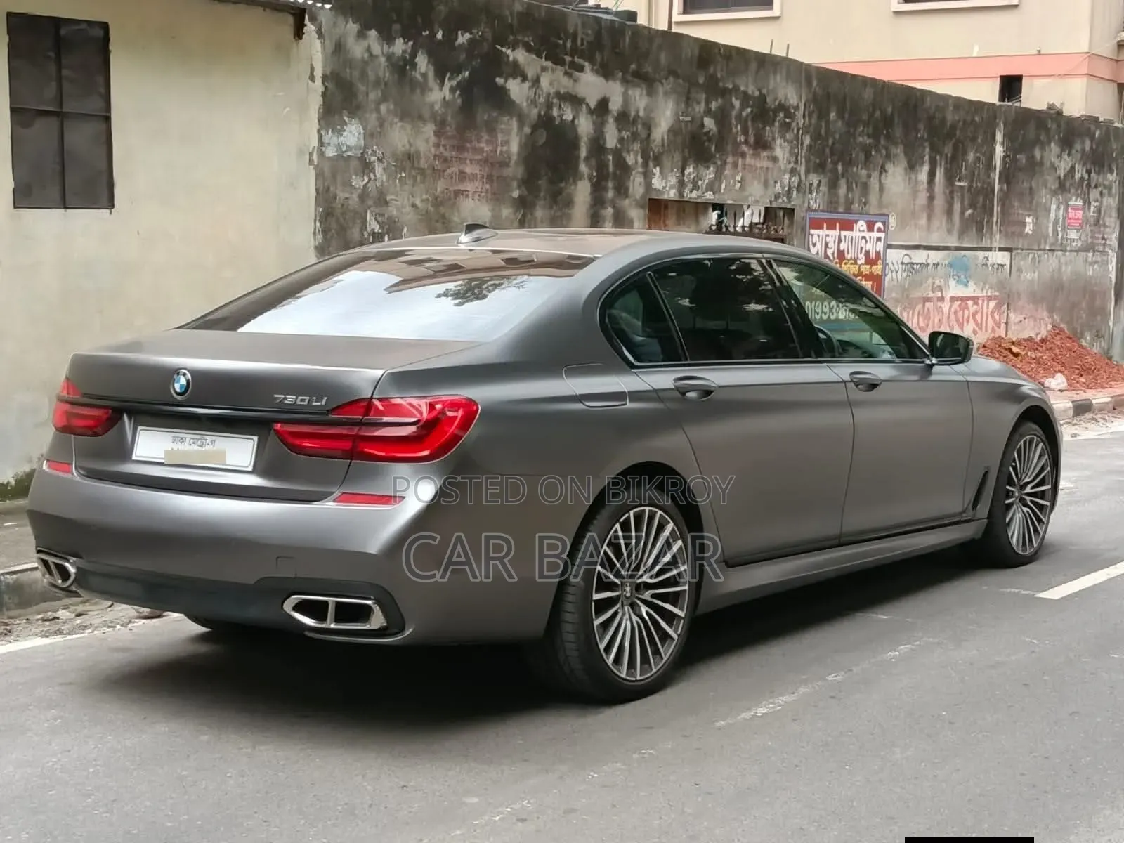 BMW 7 Series 730Li 2016 Gray