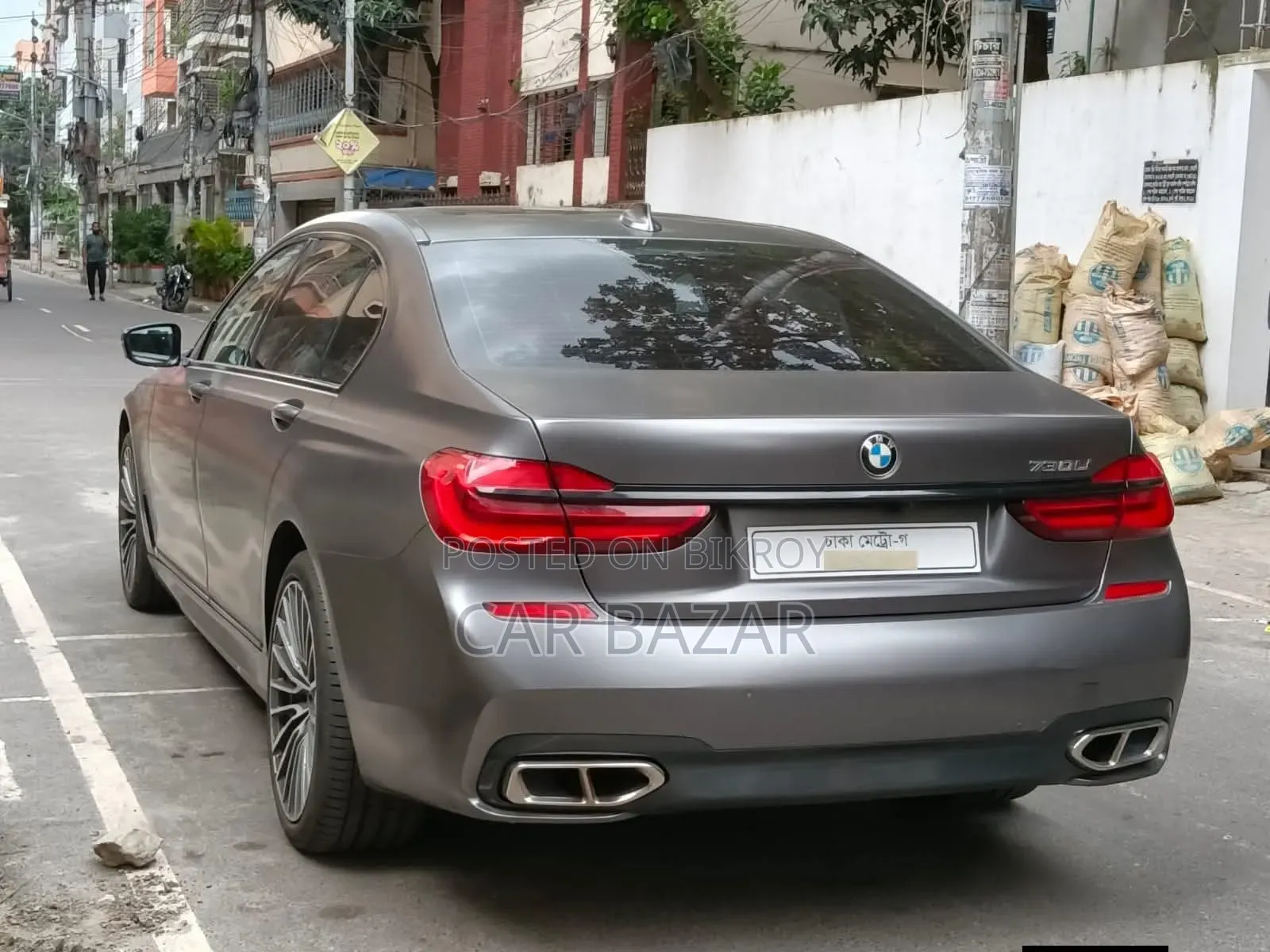 BMW 7 Series 730Li 2016 Gray