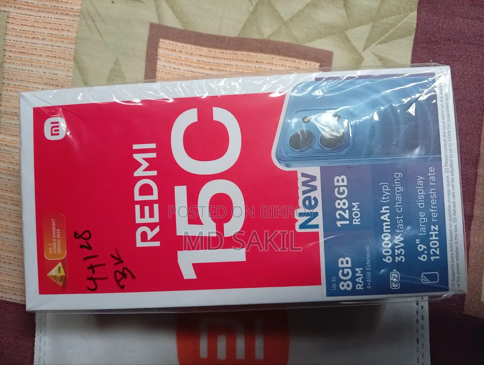 Xiaomi Redmi 15C 128 GB Black