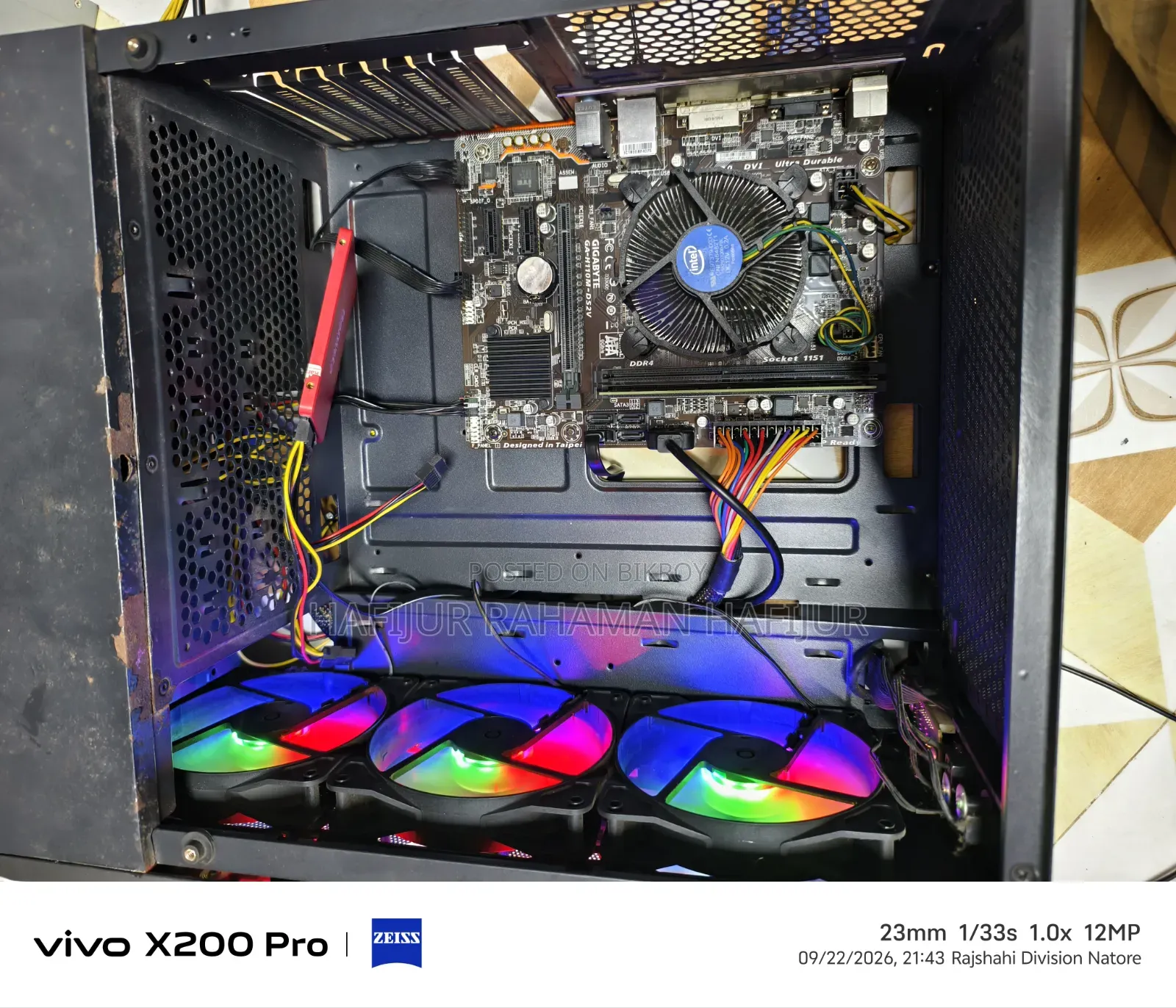 Desktop Computer Gigabyte 4GB RAM Intel Core i3 Processor 128GB Solid State Drive