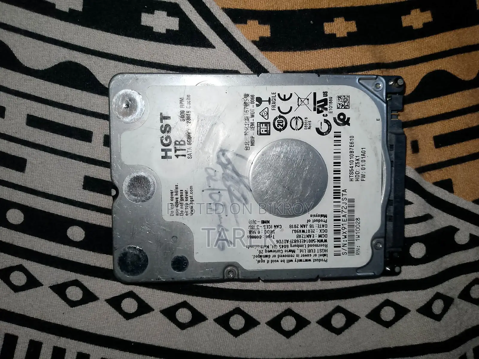 ১ টিবি ল্যাপটপ স্লিম এইচডিডি