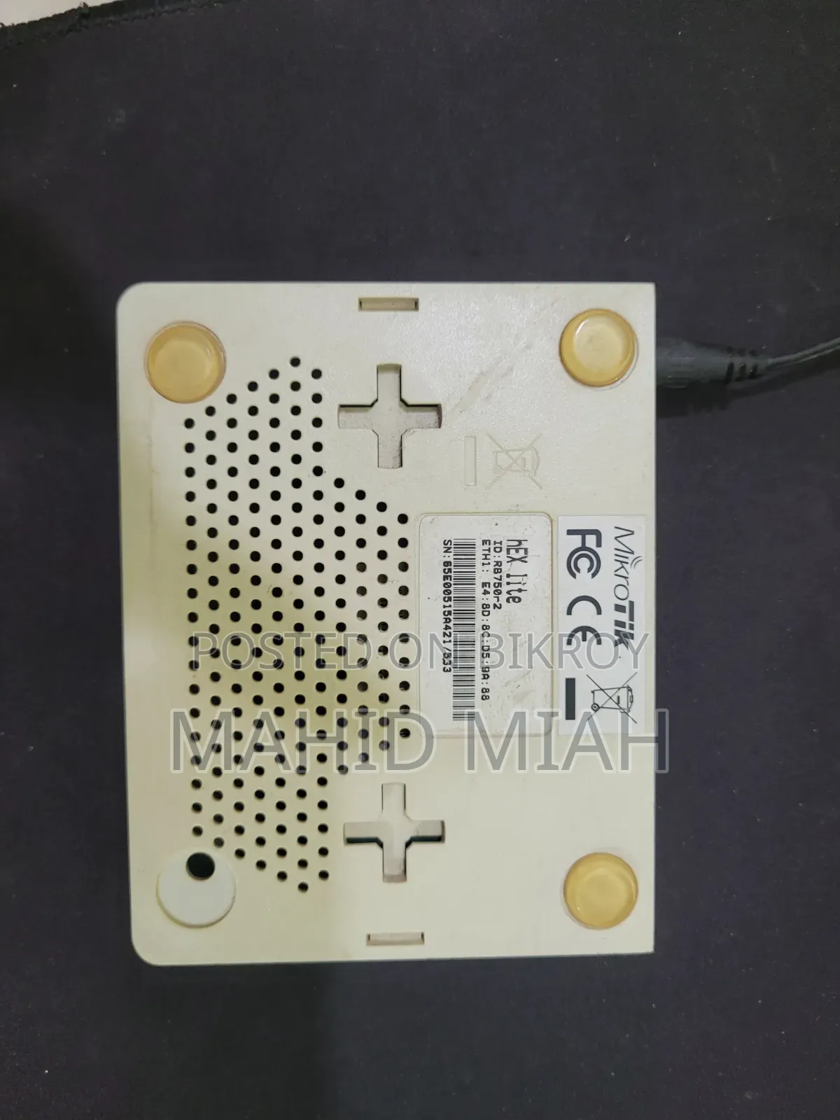 MikroTik hEX Lite (RB750r2) Router - 100% Working Condition
