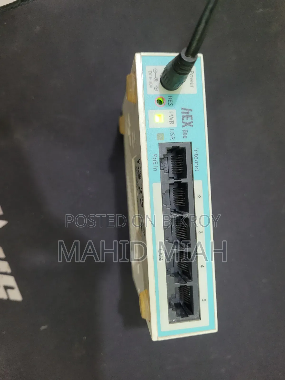 MikroTik hEX Lite (RB750r2) Router - 100% Working Condition
