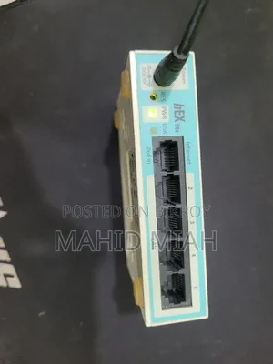 MikroTik hEX Lite (RB750r2) Router - 100% Working Condition