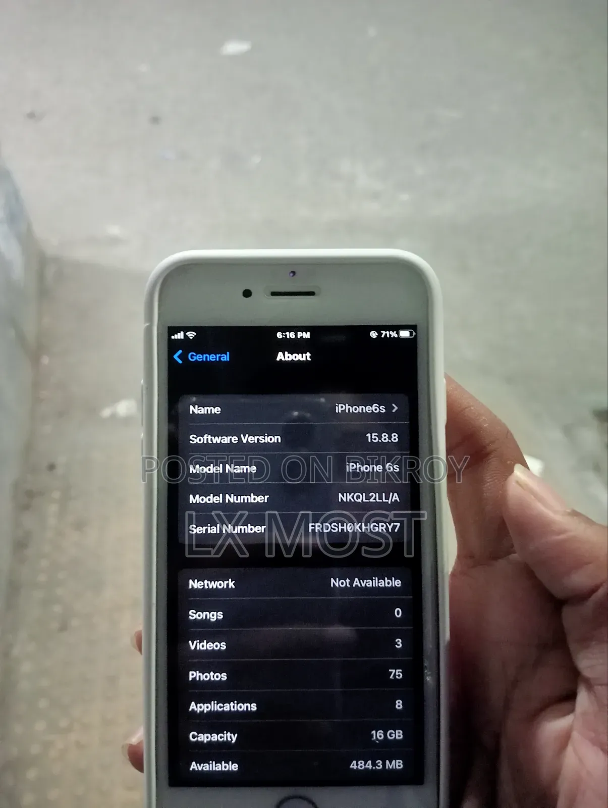 Apple iPhone 6s 16 GB Bronze