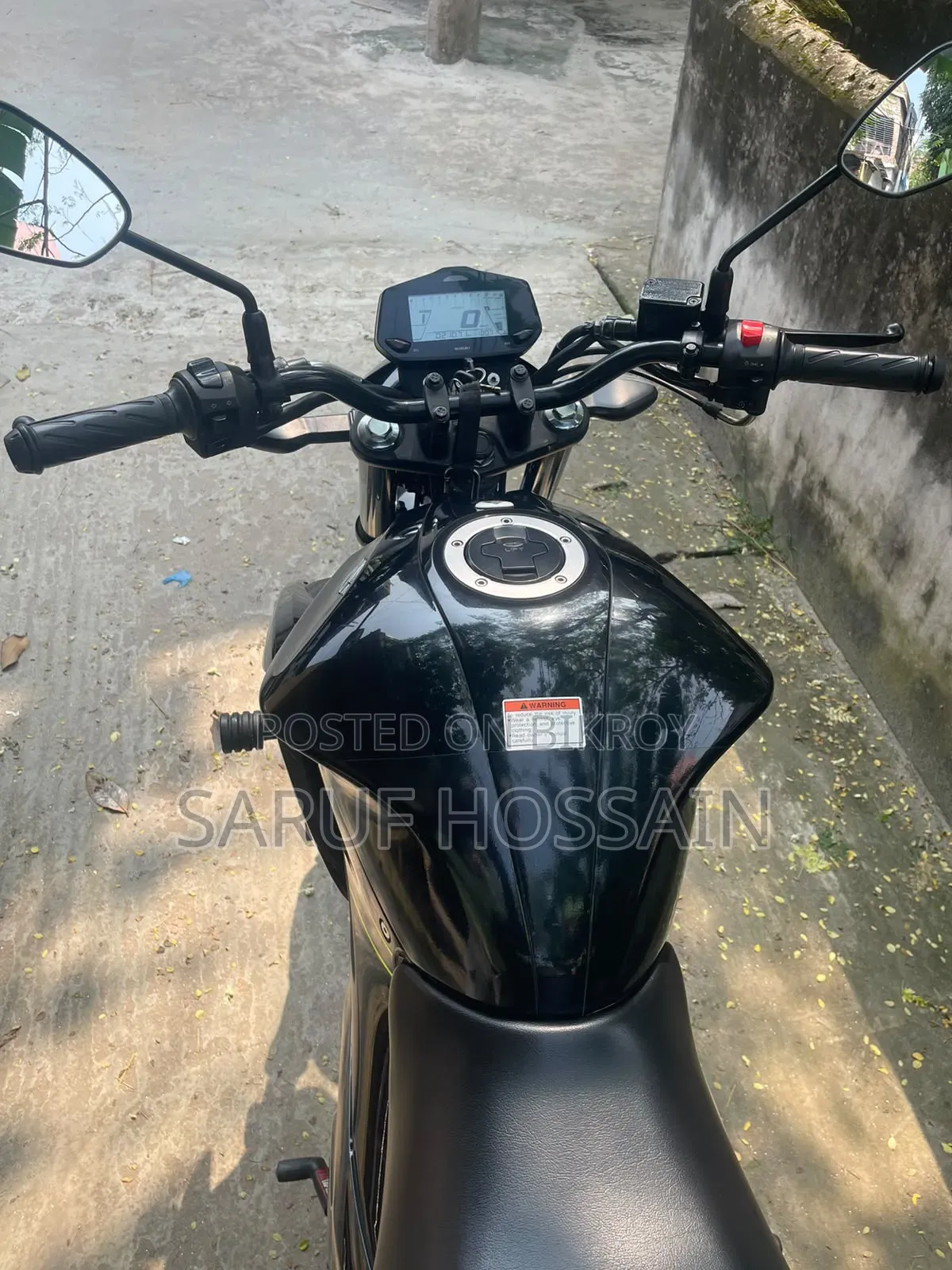 Suzuki Gixxer 2024 Black