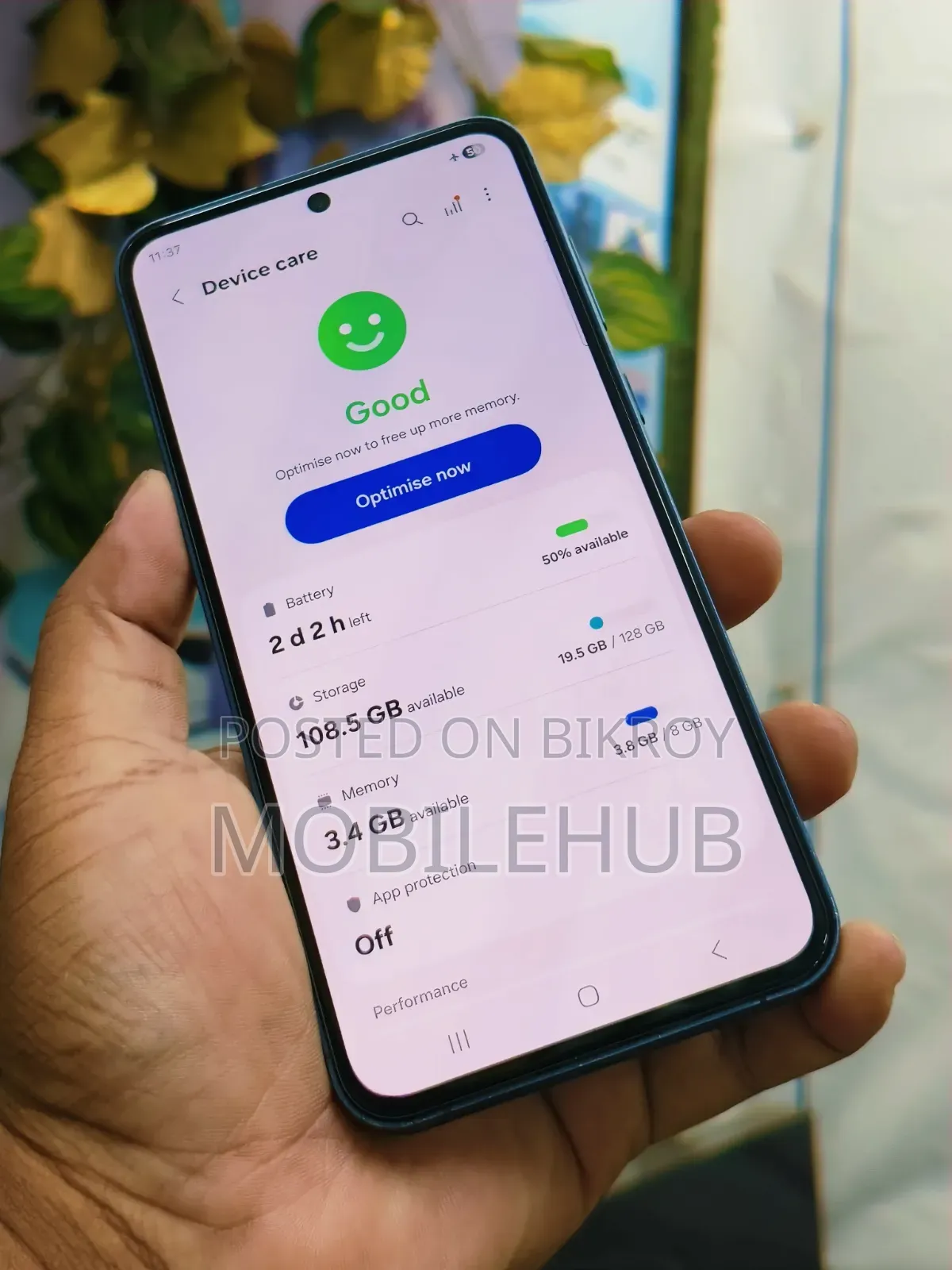 স্যামসাং গ্যালাক্সি এ৫৫ ১২৮ জিবি ব্লু