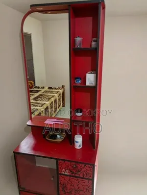 Bed, Dressing table, Showcase