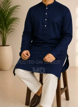 Premium Cotton Print Panjabi
