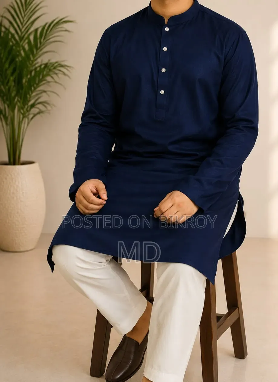 Premium Cotton Print Panjabi