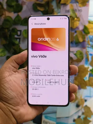 ভিভো ভি৬০ই ২৫৬ জিবি গোল্ড