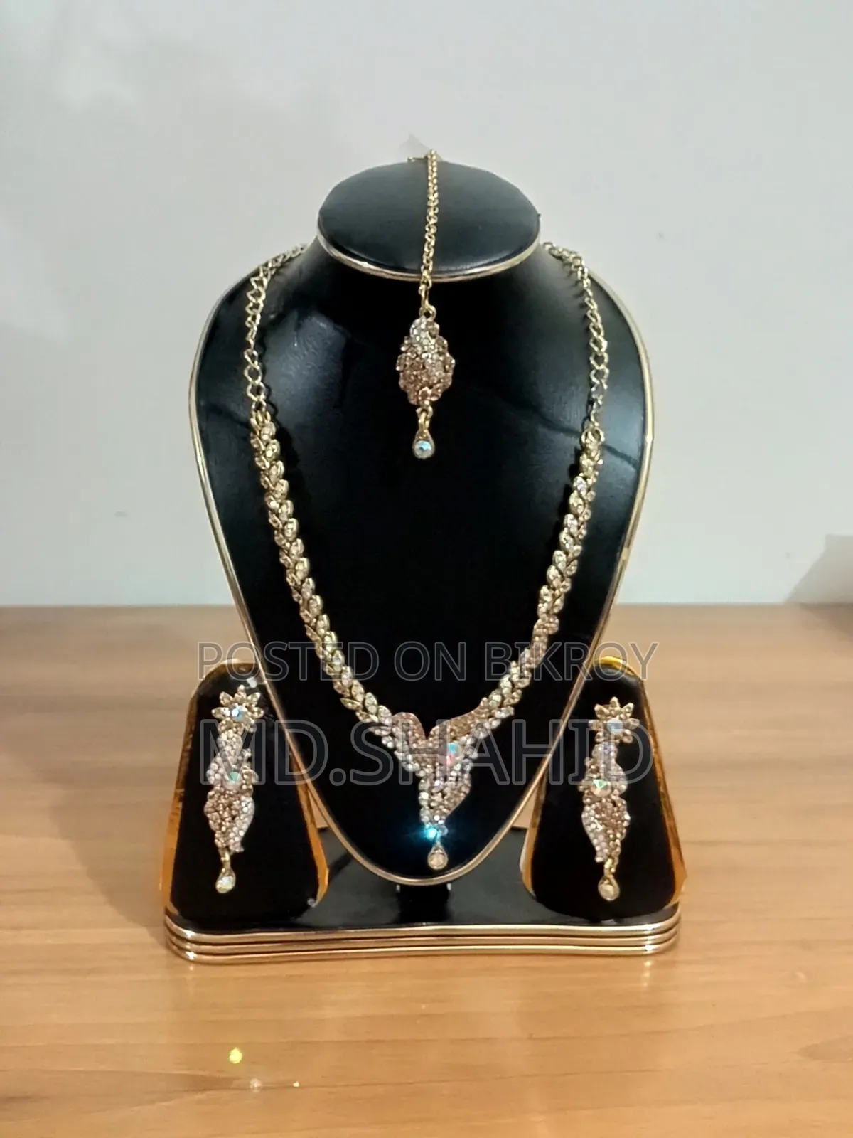স্টাইলিশ ইমিটেশন জুয়েলারি সেট ব্রাইডাল জুয়েলারি
