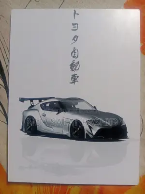 12pcs Car Wall Decor Set | BMW, Supra, GTR, Porsche | 3mm PVC Board