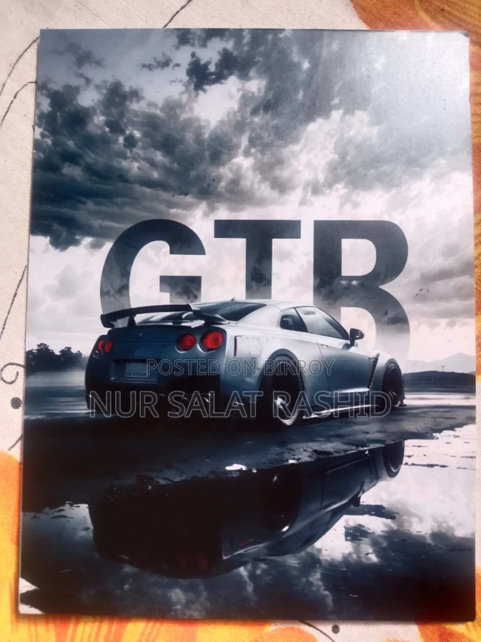 12pcs Car Wall Decor Set | BMW, Supra, GTR, Porsche | 3mm PVC Board