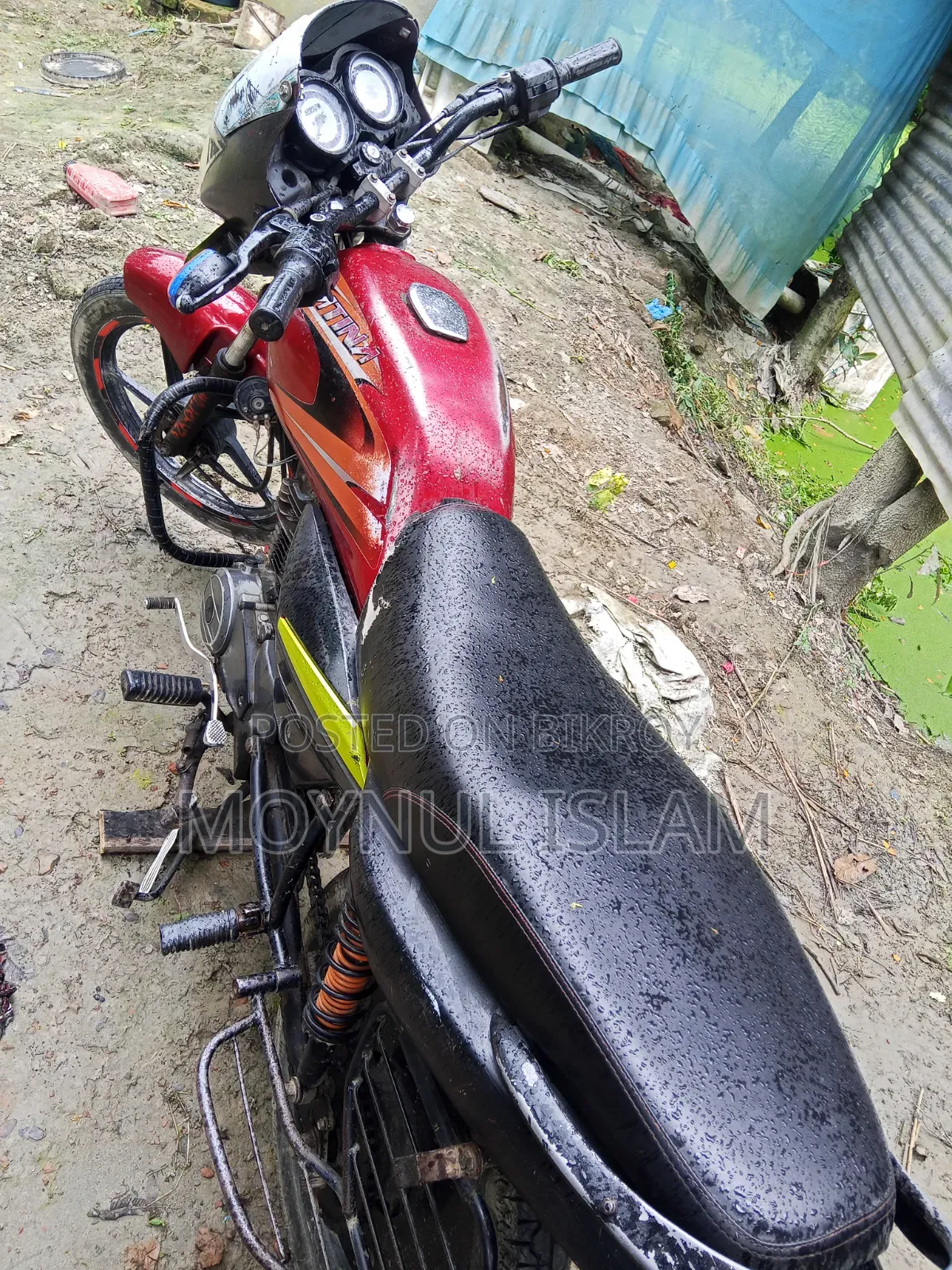 Bajaj Platina 100 2015 Red