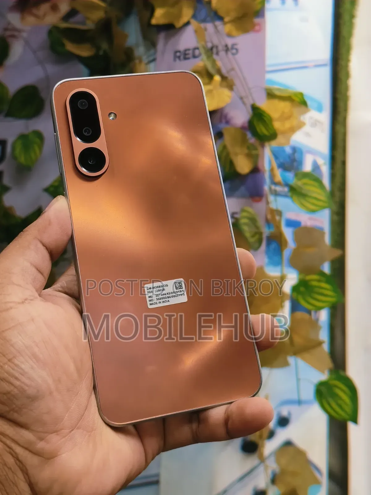 স্যামসাং গ্যালাক্সি এম৩৬ ৫জি ২৫৬ জিবি অরেঞ্জ