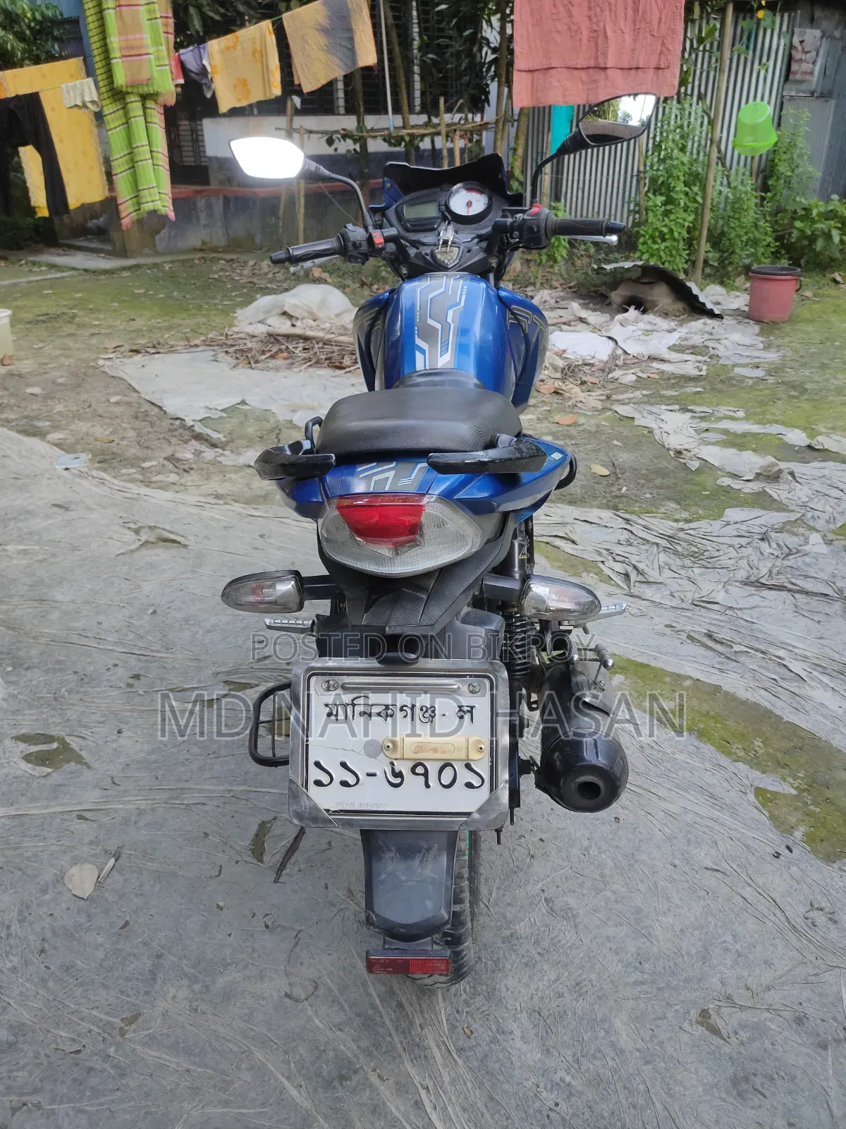 TVS Apache RTR 160 2V 2019 Blue