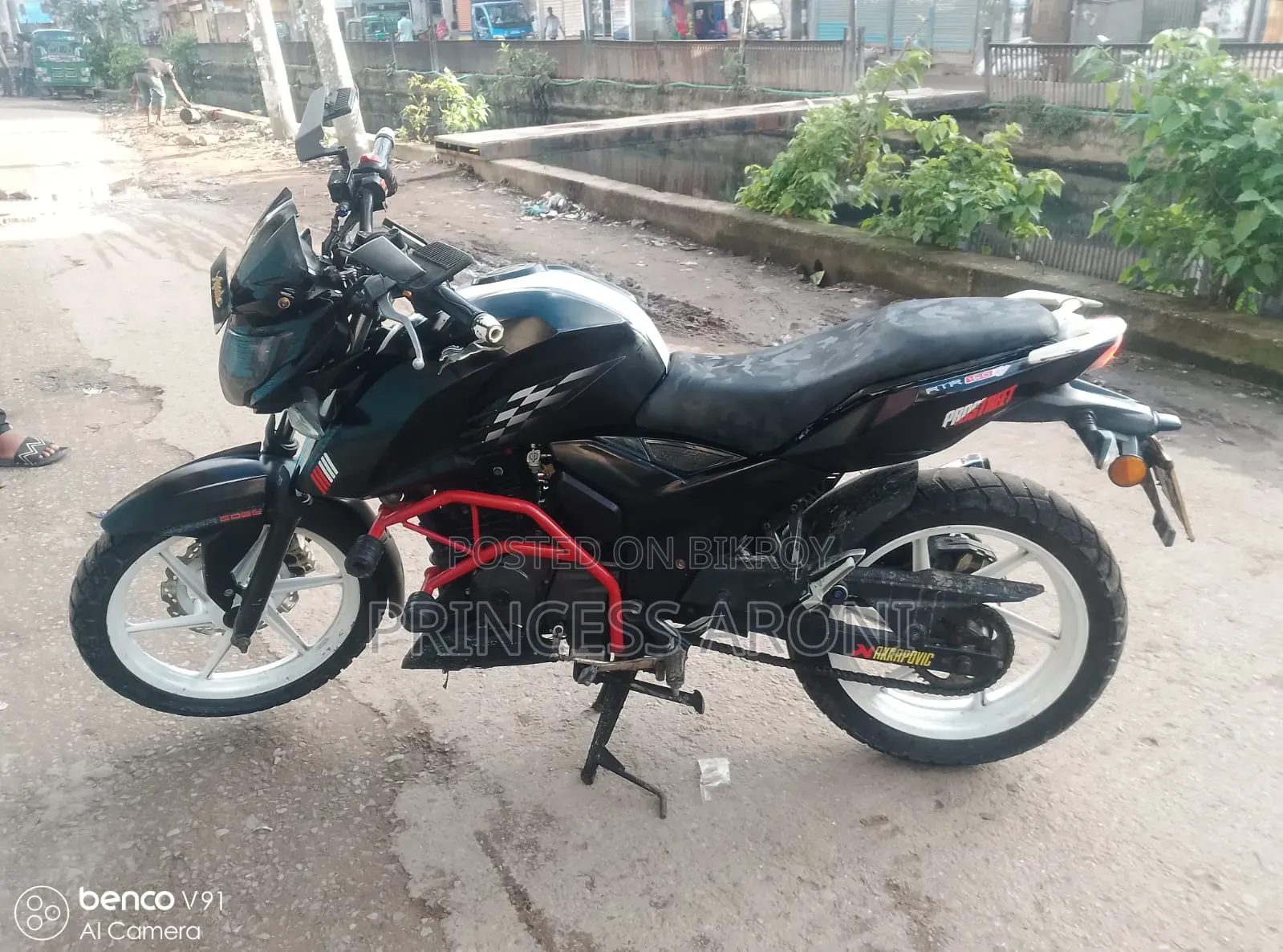 TVS Apache 160 4V 2020 Black