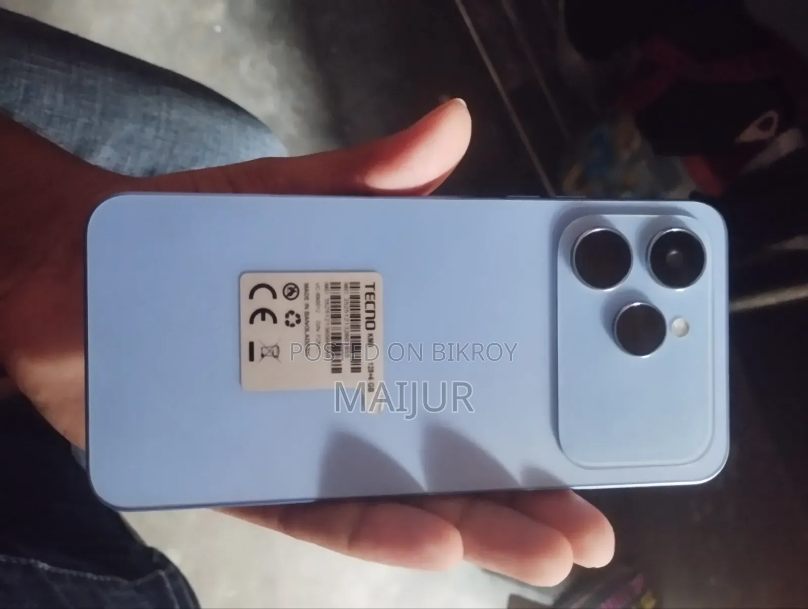 Tecno Spark 40 128 GB Blue everything except the motherboard will be sold