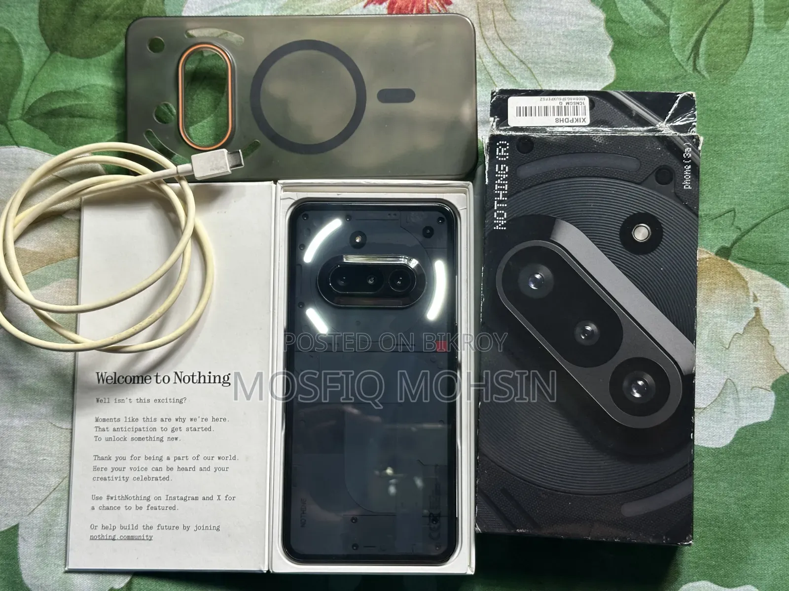 নাথিং ফোন ৩এ ১২৮ জিবি কালো