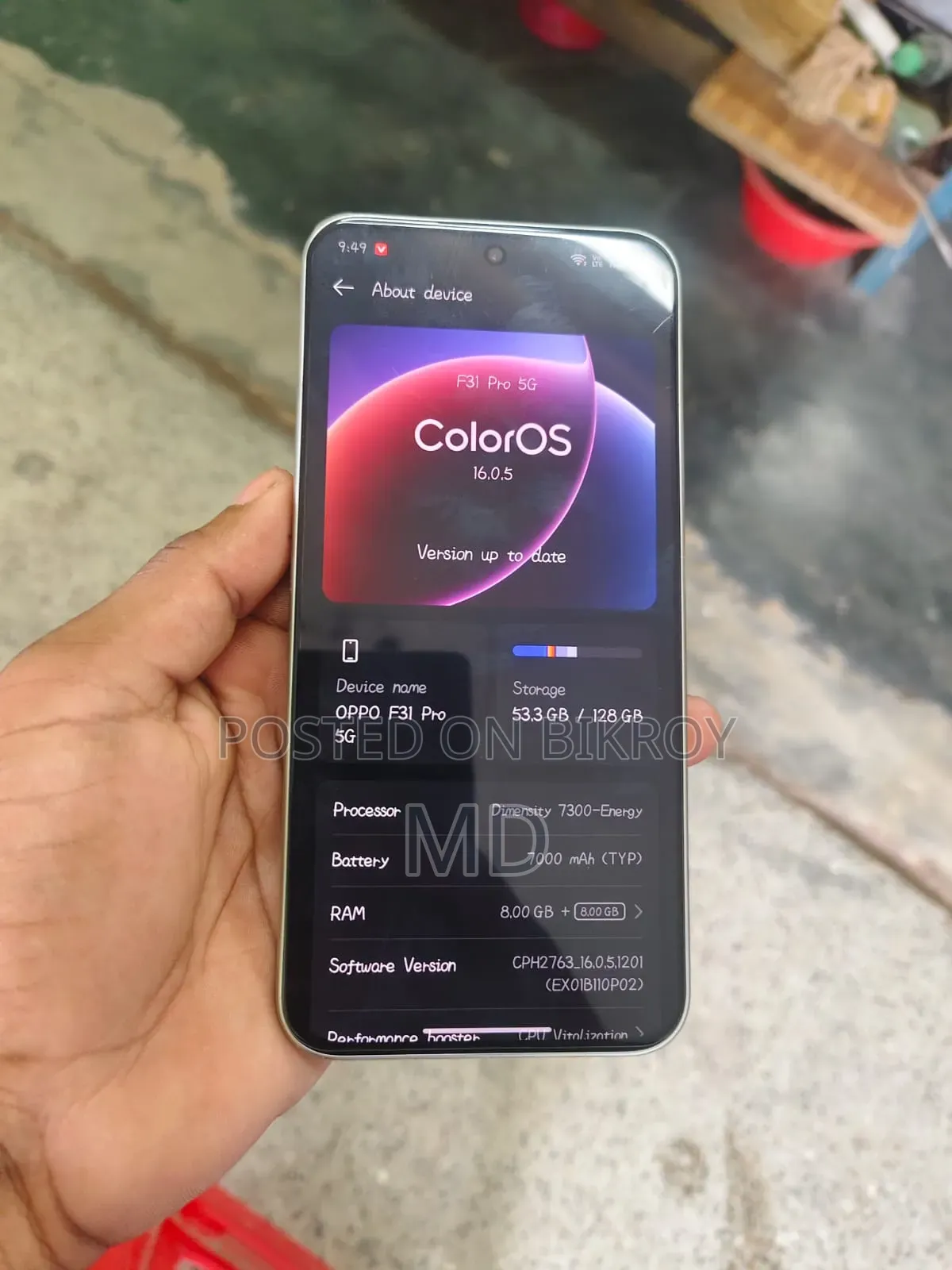 Oppo F31 Pro 5G 128 GB White