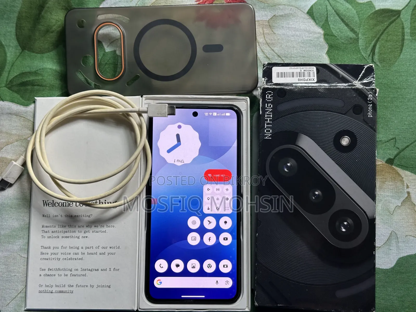 নাথিং ফোন ৩এ ১২৮ জিবি কালো