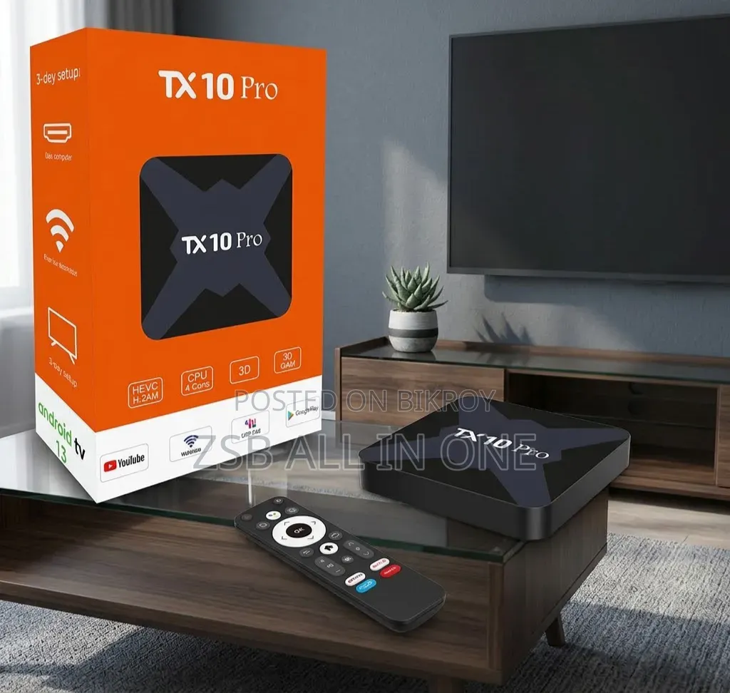 TX10 Pro Android TV Box Voice Control