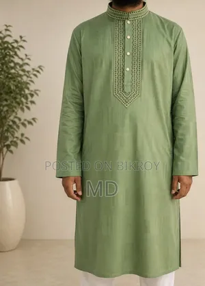Premium Cotton Embroidery Panjabi