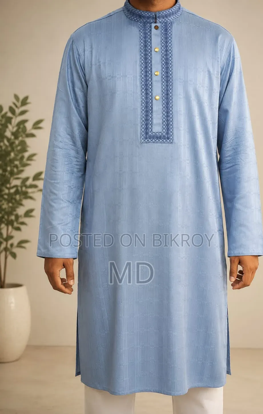 Premium Cotton Embroidery Panjabi