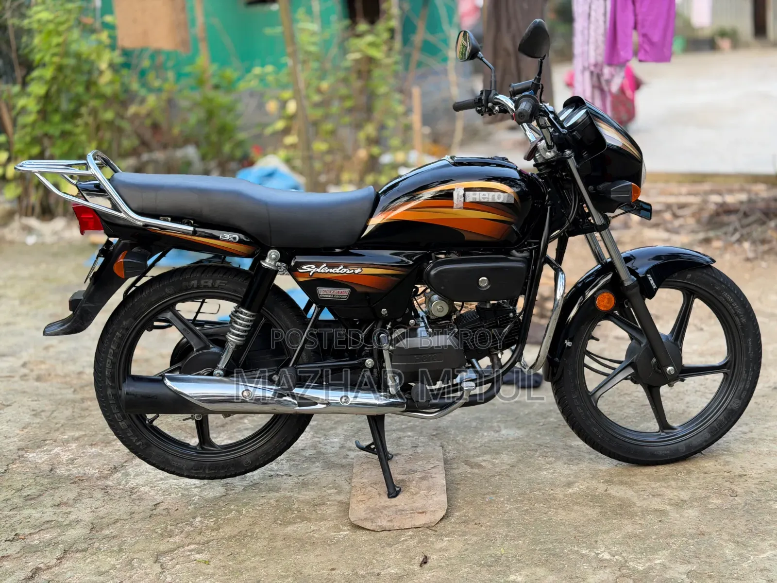নিউ হিরো স্প্লেন্ডার প্লাস আইথ্রিএস আইবিএস ২০২৪ ব্ল্যাক