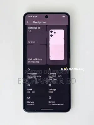 নাথিং ফোন সিএমএফ ফোন ২ প্রো ২৫৬ জিবি হোয়াইট