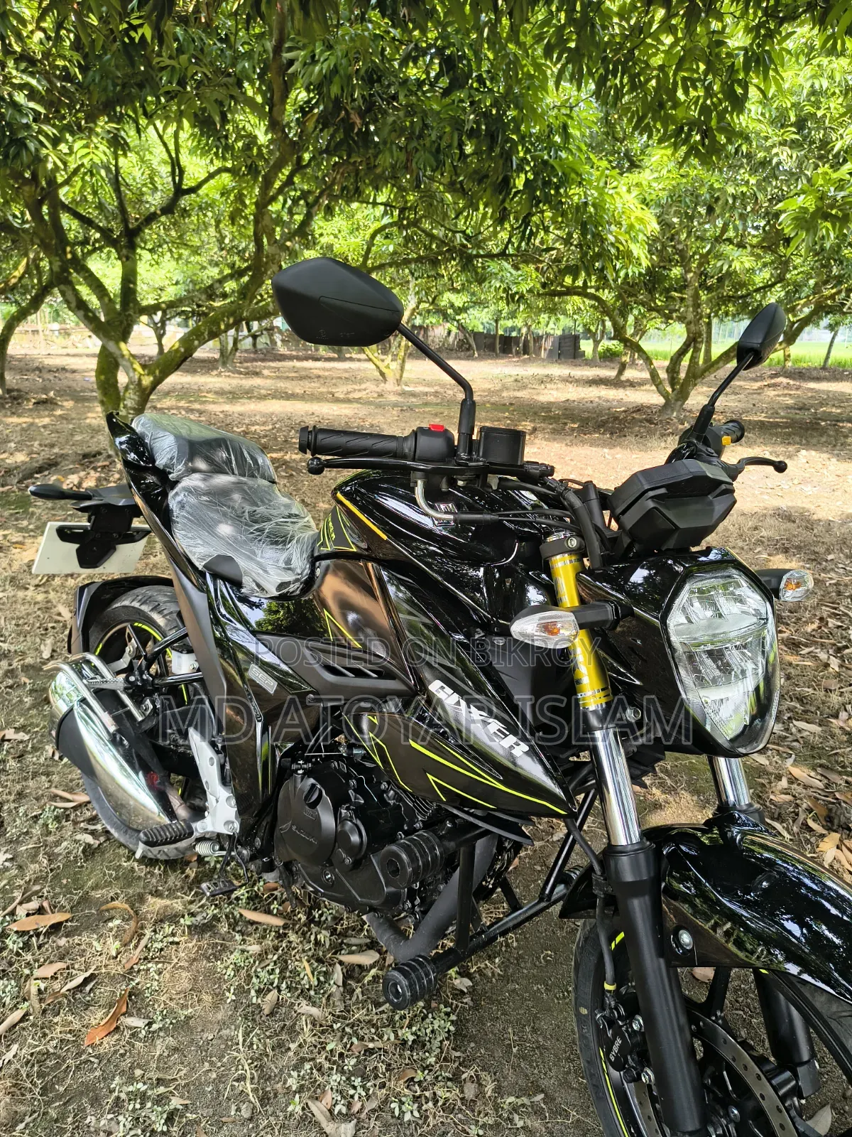 New Suzuki Gixxer 2026 Black