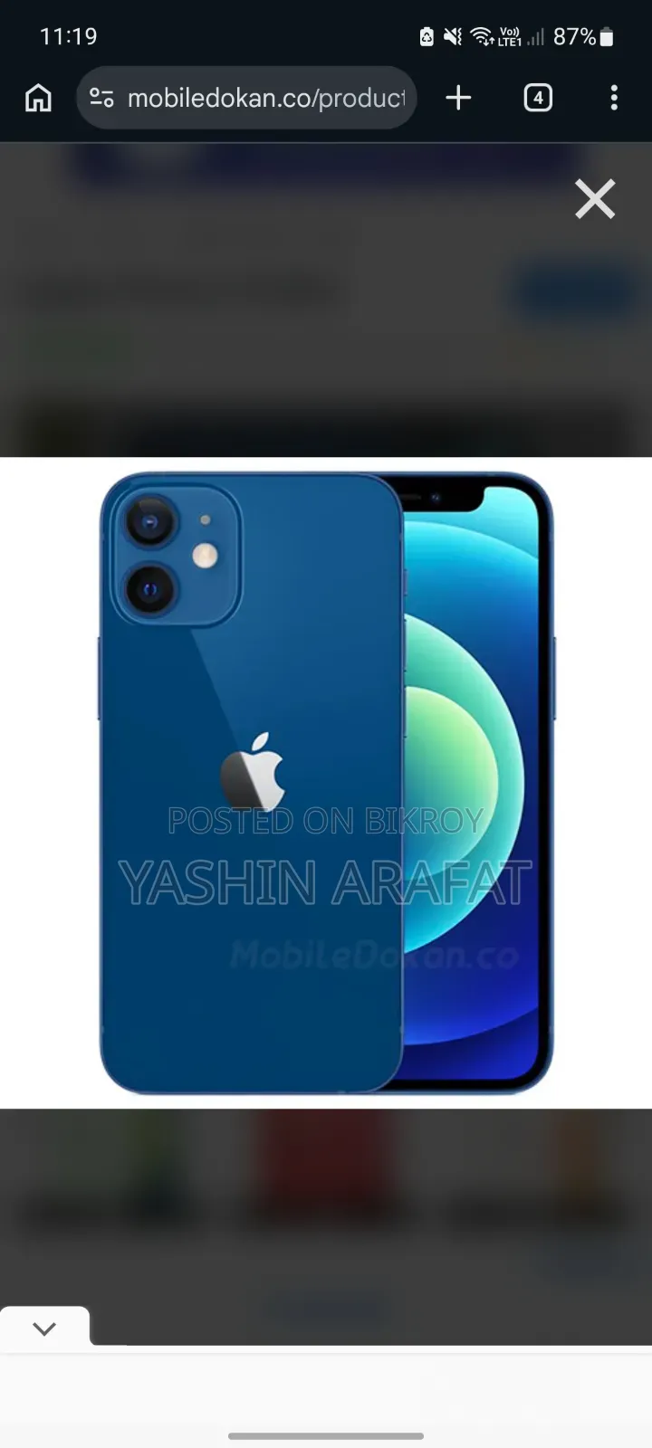 Apple iPhone 12 256 GB Blue