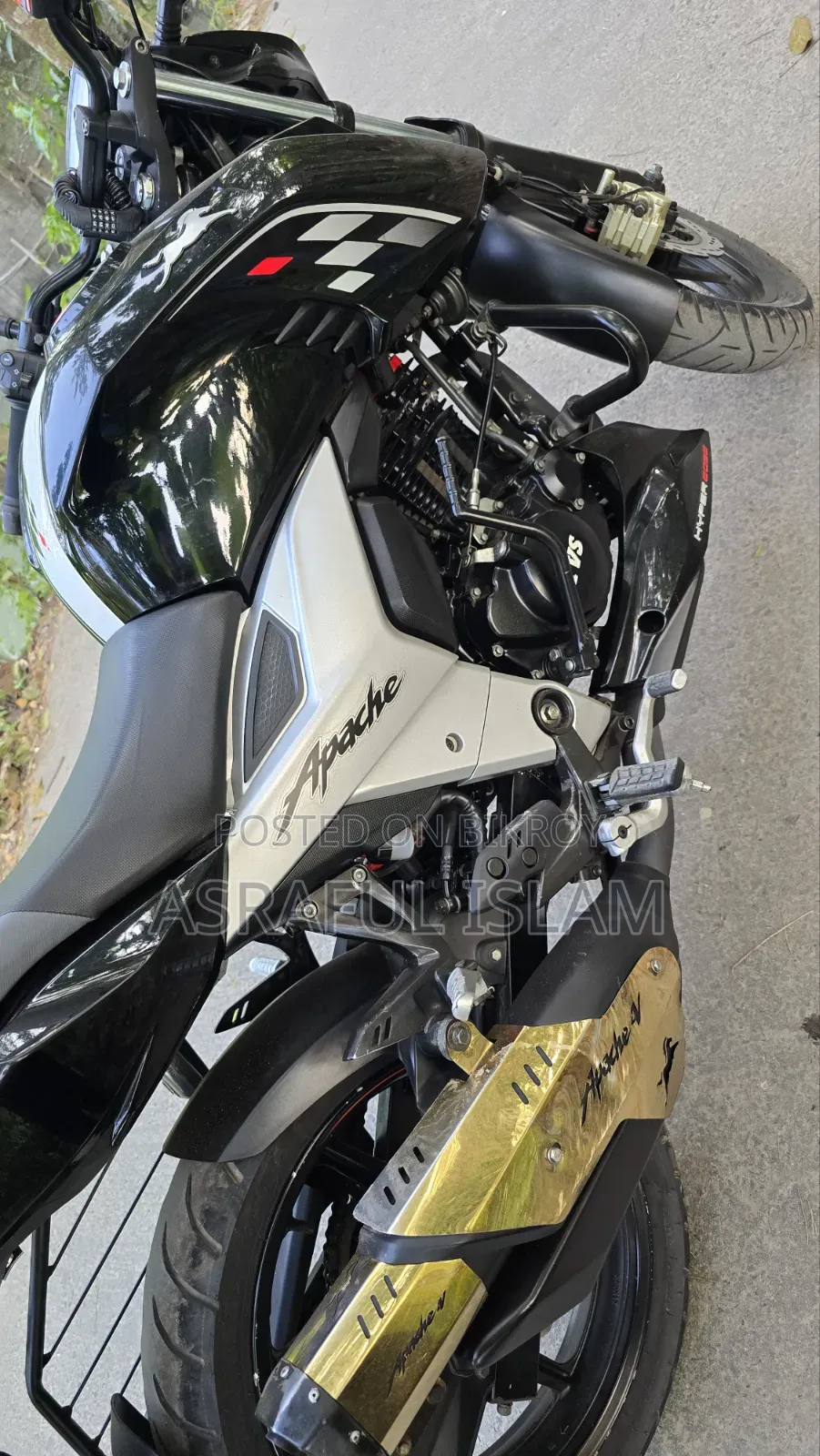 TVS Apache RTR 160 4V 2021 Black