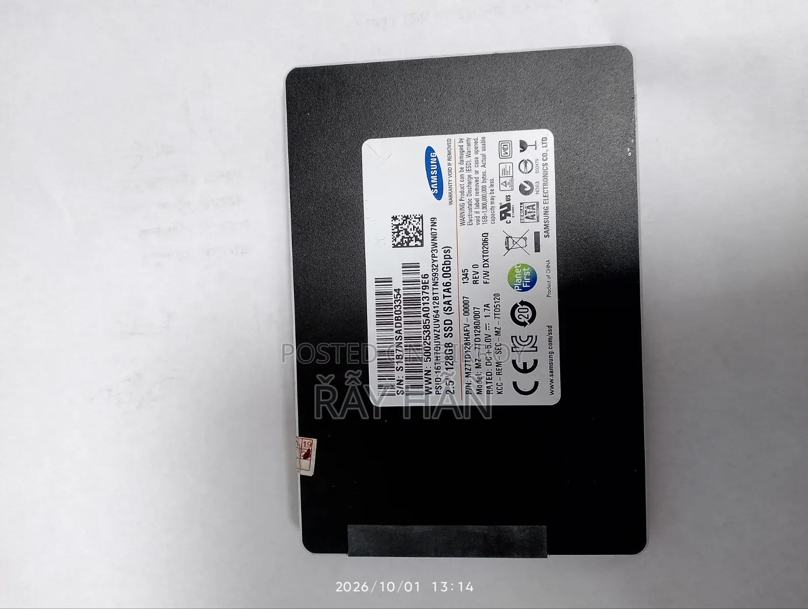 Samsung 128GB (2.5" SATA 6.0Gbps) SSD