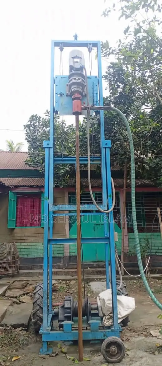 1000 Feet Capacity Boring Machine Hydraulic Deep Tubewell