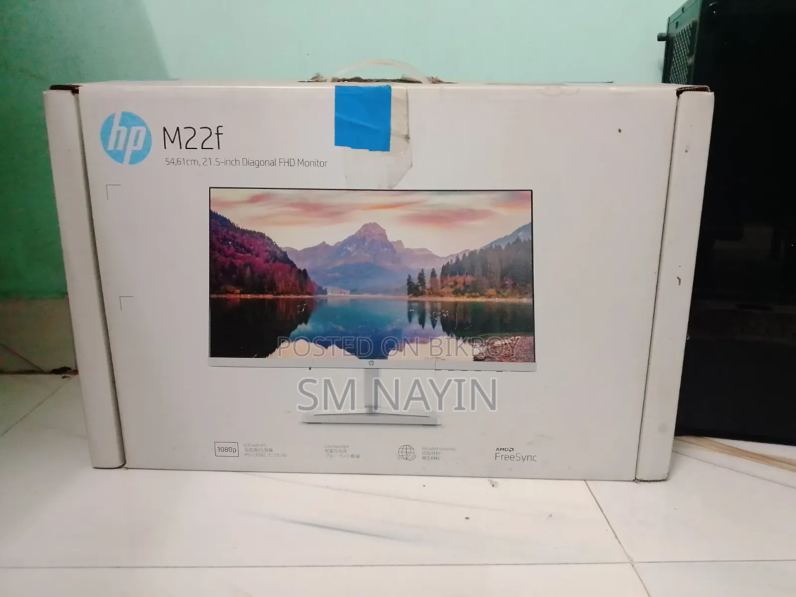 HP M22f 21.5" Full HD Monitor | Like New | Original Box