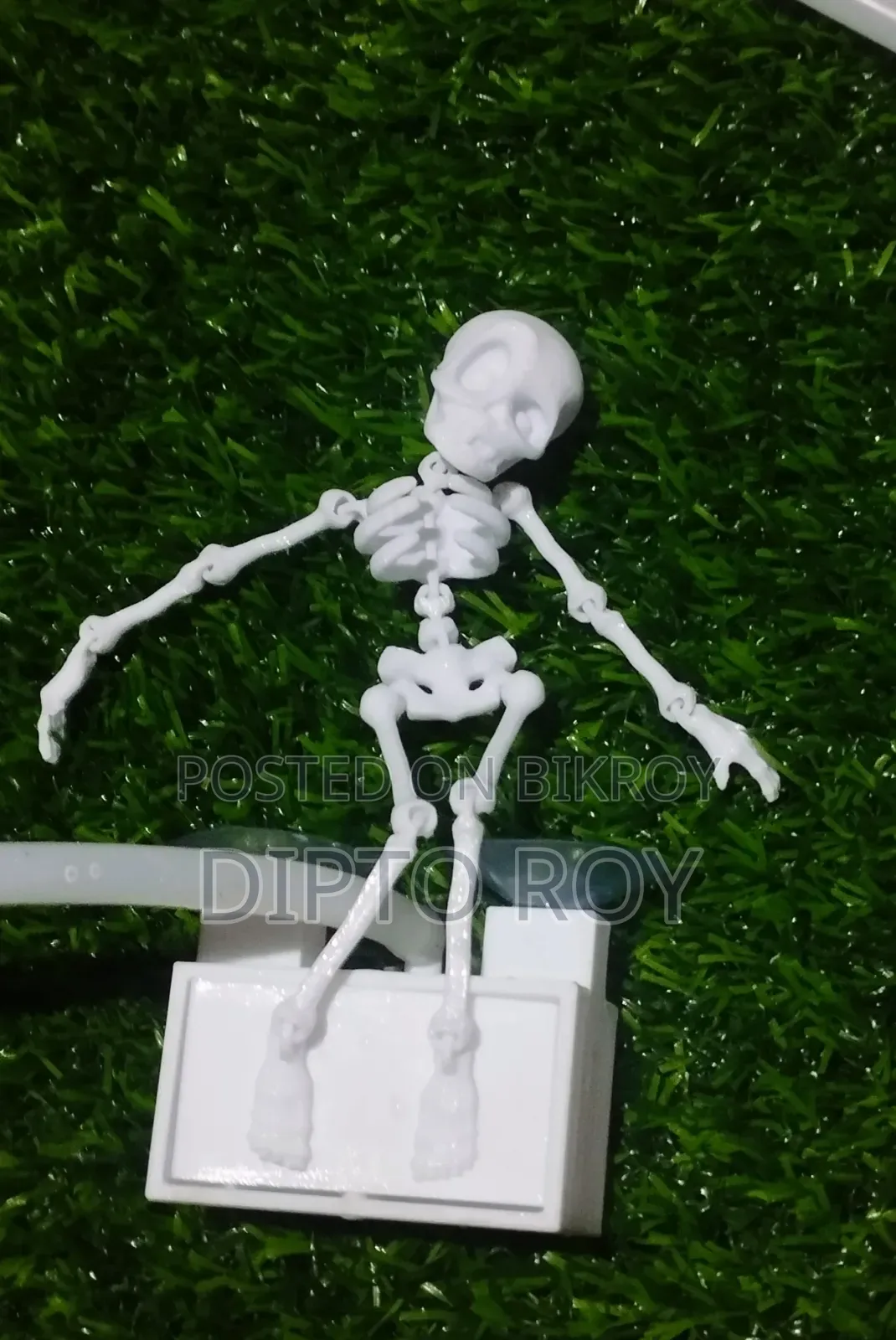 Viral 3D Printed Dancing Skeleton Aquarium Ornament