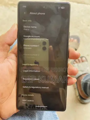 Google Pixel 6 128 GB White